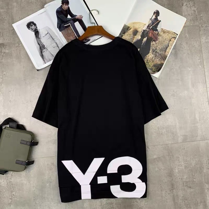 Heat Transfer Letters Printing Round Neck Two Short Sleeved T Shirt Men And  Women Y3 Double Layer Loose Casual T Shirts From Designclothingseller,  $41.99